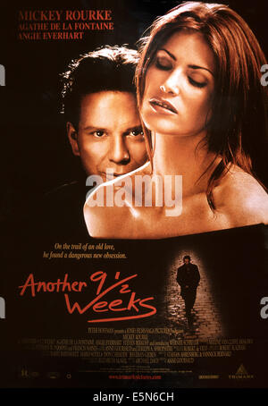 Un autre neuf semaines et demi, (aka UN AUTRE 9 1/2 semaines), à partir de la gauche : Mickey Rourke, Angie Everhart, 1997, © courtoisie/Trimark Banque D'Images