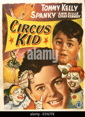 PECK'S BAD BOY AVEC LE CIRQUE, (alias CIRCUS KID), Spanky McFarland (haut), Tommy Kelly, 1938 Banque D'Images