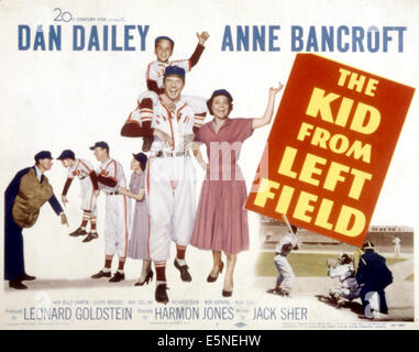 Le petit gars DE CHAMP GAUCHE, Dan Dailey, Anne Bancroft, 1953. TM et © Copyright 20th Century Fox Film Corp. Tous droits réservés. Banque D'Images