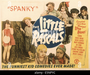 SPANKY, US poster, haut de gauche : Norman 'Chubby' Chaney, Dorothy DeBorba, Dickie Moore, Matthew 'Stymie' Beard, centre de Banque D'Images