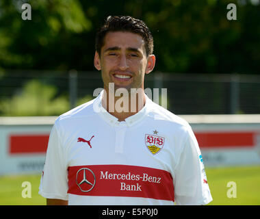 Football - Bundesliga allemande Photocall le VfB Stuttgart le 24 juillet 2014 à Stuttgart, Allemagne : Karim Haggui. Banque D'Images