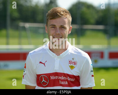 Football - Bundesliga allemande Photocall le VfB Stuttgart le 24 juillet 2014 à Stuttgart, Allemagne : Alexandru Maxim. Banque D'Images