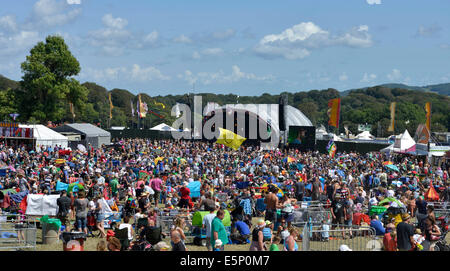 Dorset, UK. 3e août, 2014. Camp Bestival music and arts festival familial au château de Lulworth, Dorset , la Grande-Bretagne. 3 Août, 2014 Credit : Dorset Media Service/Alamy Live News Banque D'Images