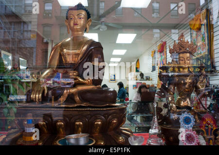 L'art oriental store dans le quartier chinois, la ville de New York, l'Amérique, USA Banque D'Images