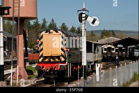 Une classe 09 manœuvres diesel locomotive à Totnes, Devon Banque D'Images