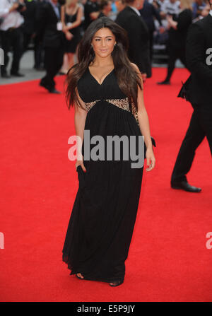 London, UK, UK. 3e août, 2014. Casey Batchelor assiste à la première mondiale de The Expendables 3 '''' à Odéon Leciester Square. © Ferdaus Shamim/ZUMA/Alamy Fil Live News Banque D'Images