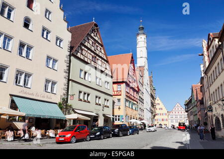 Mairie, Rothenburg ob der Tauber, Route Romantique (Romantische Strasse), Franconia, Bavaria, Germany, Europe Banque D'Images