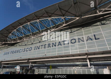 Entrée de l'Aéroport International, San Francisco, Californie, États-Unis d'Amérique, Amérique du Nord Banque D'Images