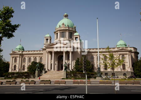 Chambre de l'Assemblée Nationale de Serbie, Belgrade, Serbie, Europe Banque D'Images