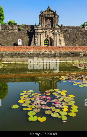 Entrée de l'ancien Fort Santiago, Intramuros, Manille (Luzon, Philippines, Asie du Sud, Asie Banque D'Images