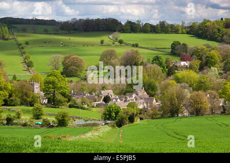 La région de l'abattage, Cotswolds, Gloucestershire, Angleterre, Royaume-Uni, Europe Banque D'Images