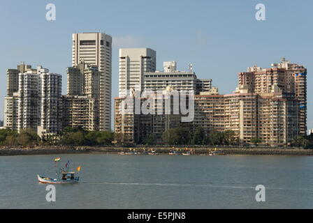 Des tours du sud de Colaba, Mumbai, Inde, Asie Banque D'Images