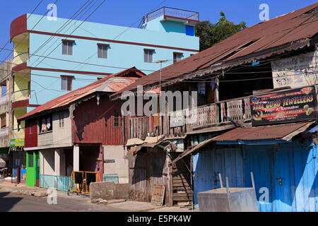 Maisons en Port Blair,Iles Andaman,Inde,Asia Banque D'Images