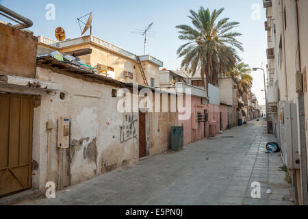 Djénéba, l'ARABIE SAOUDITE - le 19 mai 2014 : vide sale Street view en petite ville, l'Arabie Saoudite Banque D'Images