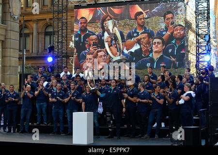 Sydney, Australie. Le 05 août, 2014. NSW Waratahs Rugby super réception officielle. Credit : Action Plus Sport/Alamy Live News Banque D'Images