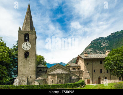 Valle d'Aosta Arnad église romane de S. Martino Banque D'Images