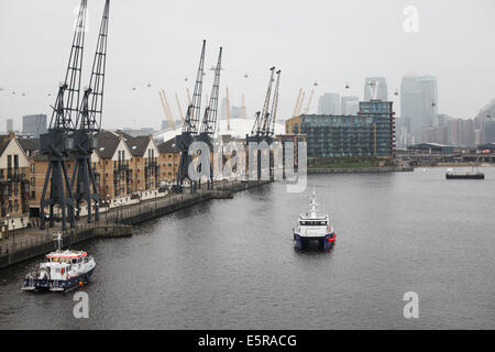 Oceanology International, l'événement de trois jours qui a eu lieu au centre ExCeL dans les Docklands de Londres en 2014. Banque D'Images