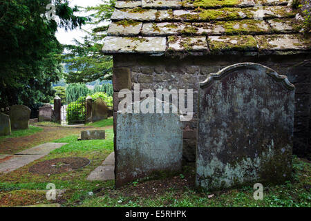 Vieux cimetière St Marys North Yorkshire Angleterre Campsites Canet-en-Roussillon Banque D'Images