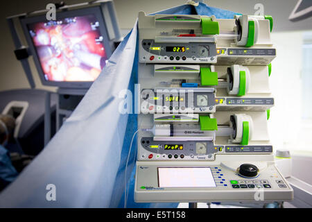 L'anesthésie générale émis par une pompe. Banque D'Images