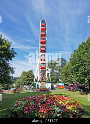 Grande Roue Ferris Festival à East Princes Street Gardens Edinburgh Scotland Banque D'Images