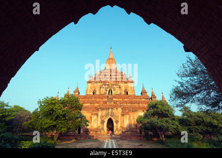 En Asie du sud-est, le Myanmar, Bagan Sulamani, Banque D'Images