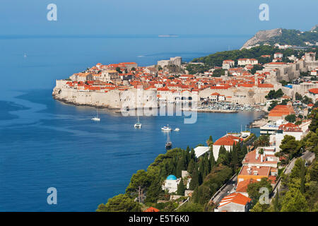 Vieille ville de Dubrovnik en Croatie. Banque D'Images