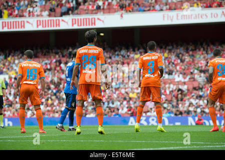 Arsenal v's Benfica par session 2014, stade Emirates Banque D'Images