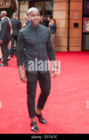 Leicester Square, Londres, Royaume-Uni. 5e août 2014. La deuxième tranche de la 1ère Créez au cinéma Vue à Leicester Square, Londres. Sur la photo : Melvin Odoom. Credit : Lee Thomas/Alamy Live News Banque D'Images