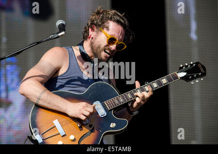 John Butler trio live au concert Banque D'Images