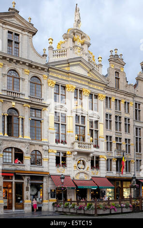 Guilde sur la Grand-Place ou Grand Place de Bruxelles, Belgique Banque D'Images