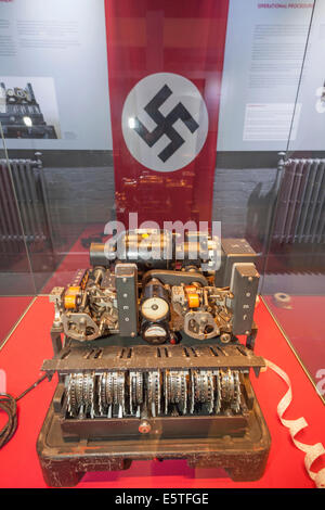 L'Angleterre, dans le Buckinghamshire, Bletchley, Bletchley Park, WWII German Lorenz Machine de chiffrement Banque D'Images