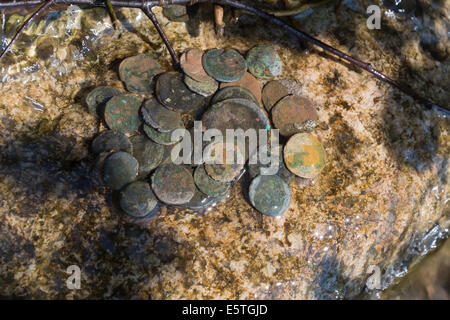 Ancient Roman Coins Banque D'Images