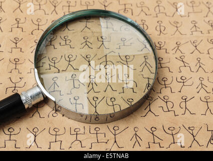 Code secret les hommes dansants Banque D'Images