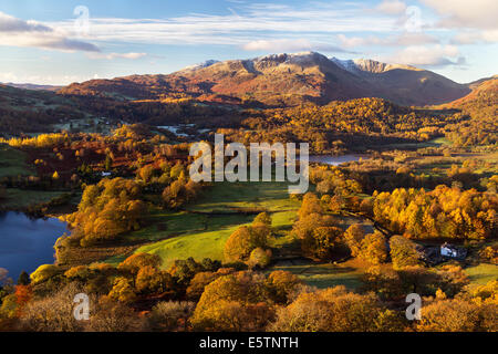 L'automne dans le sud du Lake District Banque D'Images