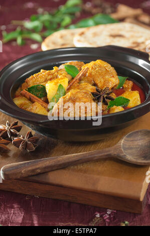 Ayam Kari. Poulet au curry Malaisie Food Banque D'Images