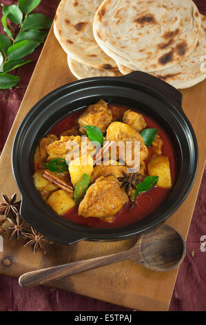 Ayam Kari. Poulet au curry Malaisie Food Banque D'Images