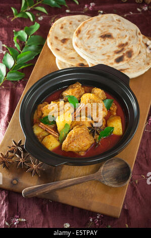 Ayam Kari. Poulet au curry Malaisie Food Banque D'Images