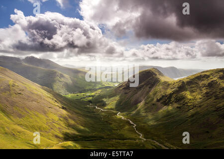 Wasdale Head et Mosedale de Lake District Cumbria England UK Banque D'Images