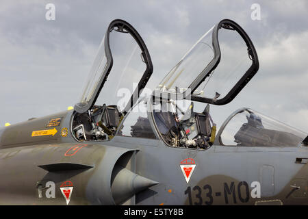 French Air Force Mirage 2000 cockpit Banque D'Images