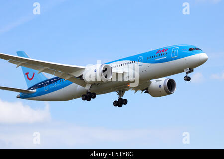 Arke Boeing 787 Dreamliner en vol Banque D'Images