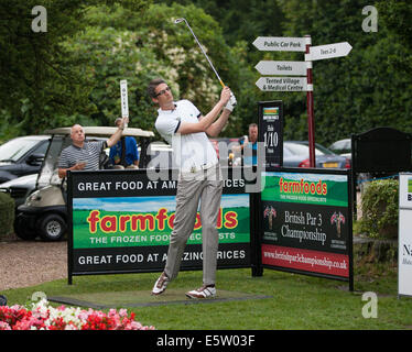 Nailcote Hall dans le Warwickshire, Royaume-Uni. 6 Août, 2014. Aliments à la ferme par 3 au Championnat Britannique Nailcote Hall dans le Warwickshire uk pour pro,amatuer et célébrités Crédit : Steven re/Alamy Live News Banque D'Images