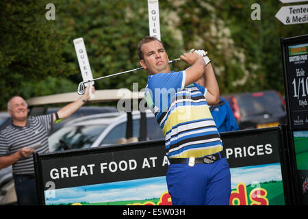 Nailcote Hall dans le Warwickshire, Royaume-Uni. 6 Août, 2014. Aliments à la ferme par 3 au Championnat Britannique Nailcote Hall dans le Warwickshire uk pour pro,amatuer et célébrités Crédit : Steven re/Alamy Live News Banque D'Images