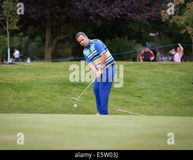 Nailcote Hall dans le Warwickshire, Royaume-Uni. 6 Août, 2014. Aliments à la ferme par 3 au Championnat Britannique Nailcote Hall dans le Warwickshire uk pour pro,amatuer et célébrités Crédit : Steven re/Alamy Live News Banque D'Images