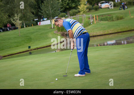 Nailcote Hall dans le Warwickshire, Royaume-Uni. 6 Août, 2014. Aliments à la ferme par 3 au Championnat Britannique Nailcote Hall dans le Warwickshire uk pour pro,amatuer et célébrités Crédit : Steven re/Alamy Live News Banque D'Images