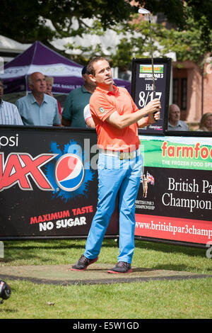 Nailcote Hall dans le Warwickshire, Royaume-Uni. 6 Août, 2014. Aliments à la ferme par 3 au Championnat Britannique Nailcote Hall dans le Warwickshire uk pour pro,amatuer et célébrités Crédit : Steven re/Alamy Live News Banque D'Images