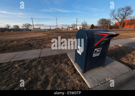 Boîte aux lettres de l’USPS Banque D'Images