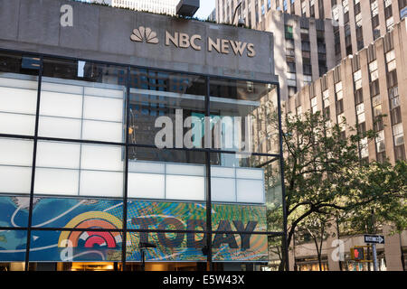 Studio NBC Today Show, NYC Banque D'Images