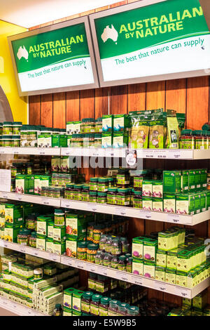 Sydney Australie,aéroport Kingsford-Smith,SYD,intérieur,terminal,porte,shopping shopper shoppers shopping marchés marché achat vendre Banque D'Images