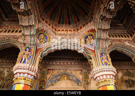 Thanjavur Maratha Palace, Tamil Nadu, Inde Banque D'Images