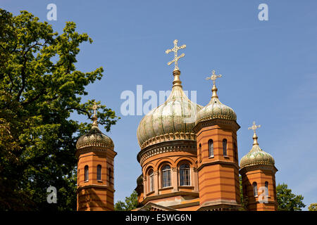 Chapelle Orthodoxe russe, Weimar, Thuringe, Allemagne, Europe Banque D'Images